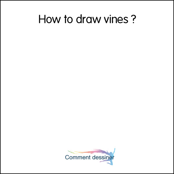 How to draw vines